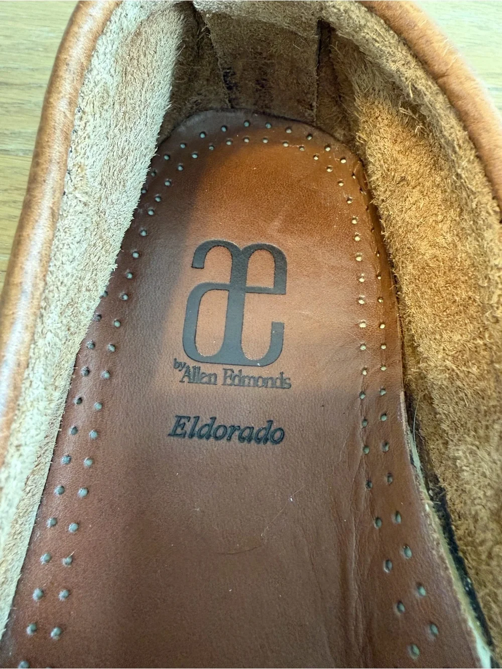 Allen Edmonds El Dorado brown leather Driving MOC Loafers Men’s Size 10 D